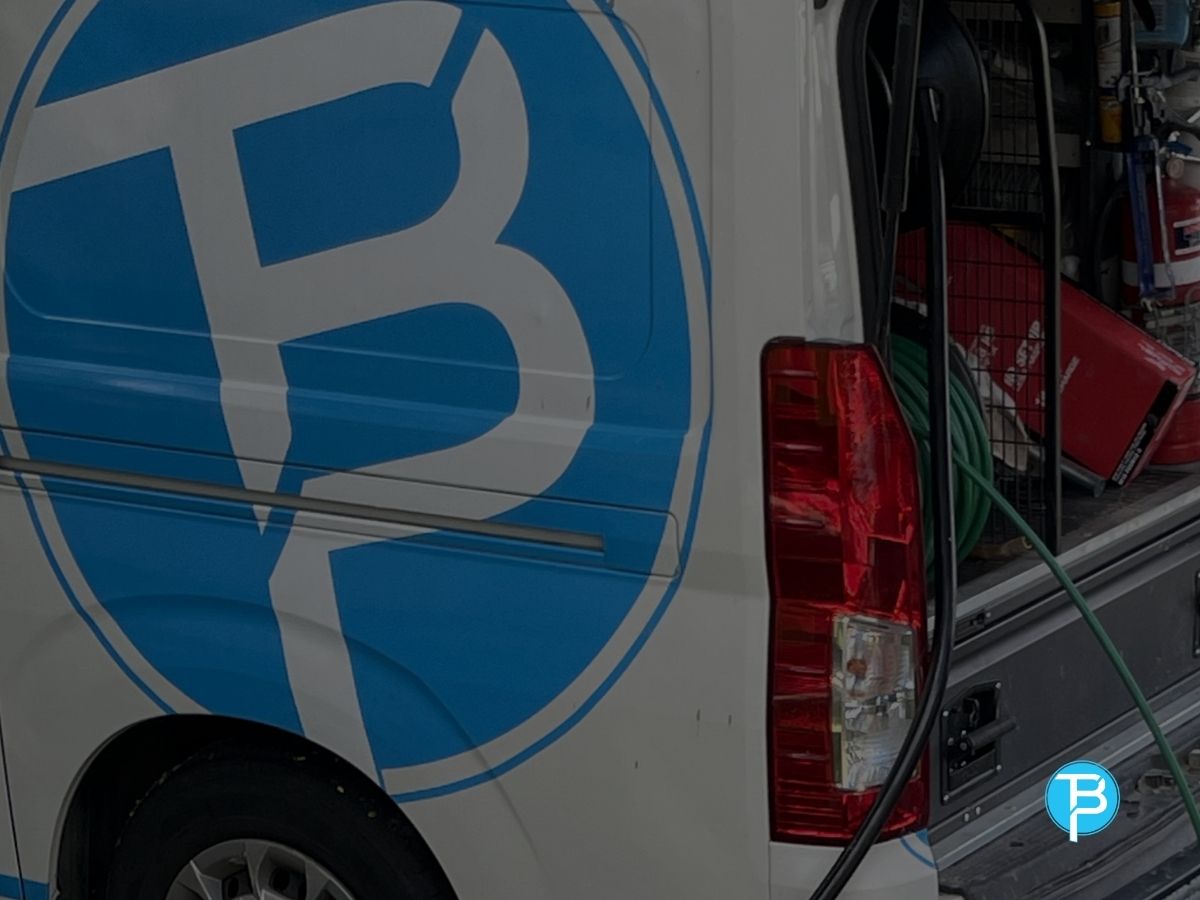 TBP Blocked Drains branded service van